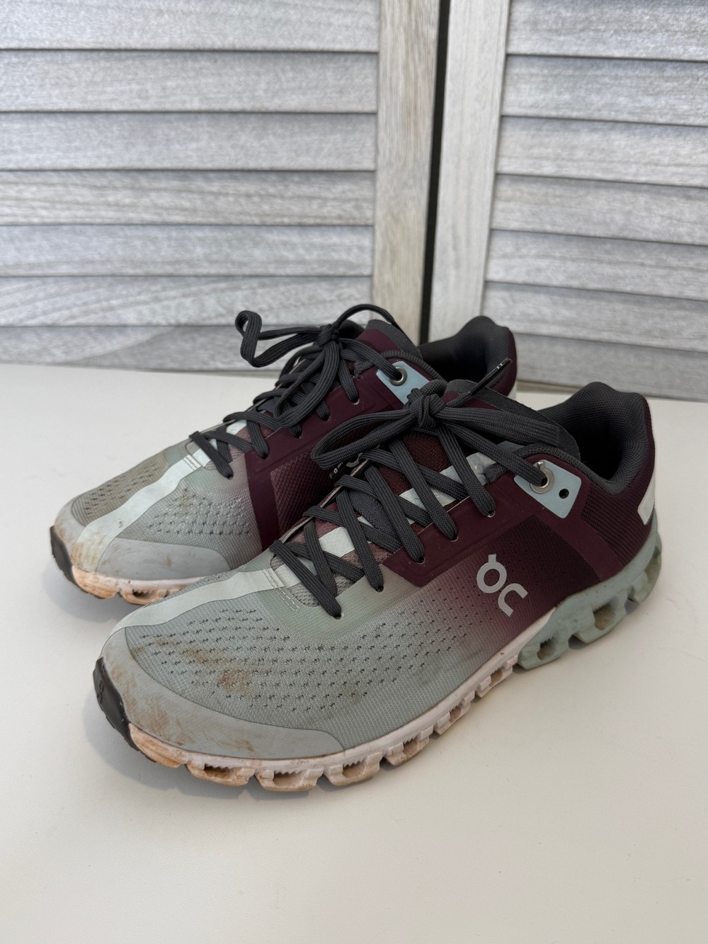 On Cloudflow 3.0 Women’s Size 6 Mulberry Mineral Running Shoes Sneakers